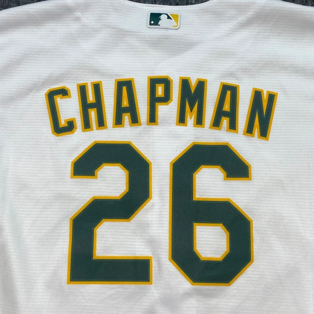 Nike‎ Oakland Athletics Jersey M/10/12 Youth White Matt Chapman 26 Baseball MLB
